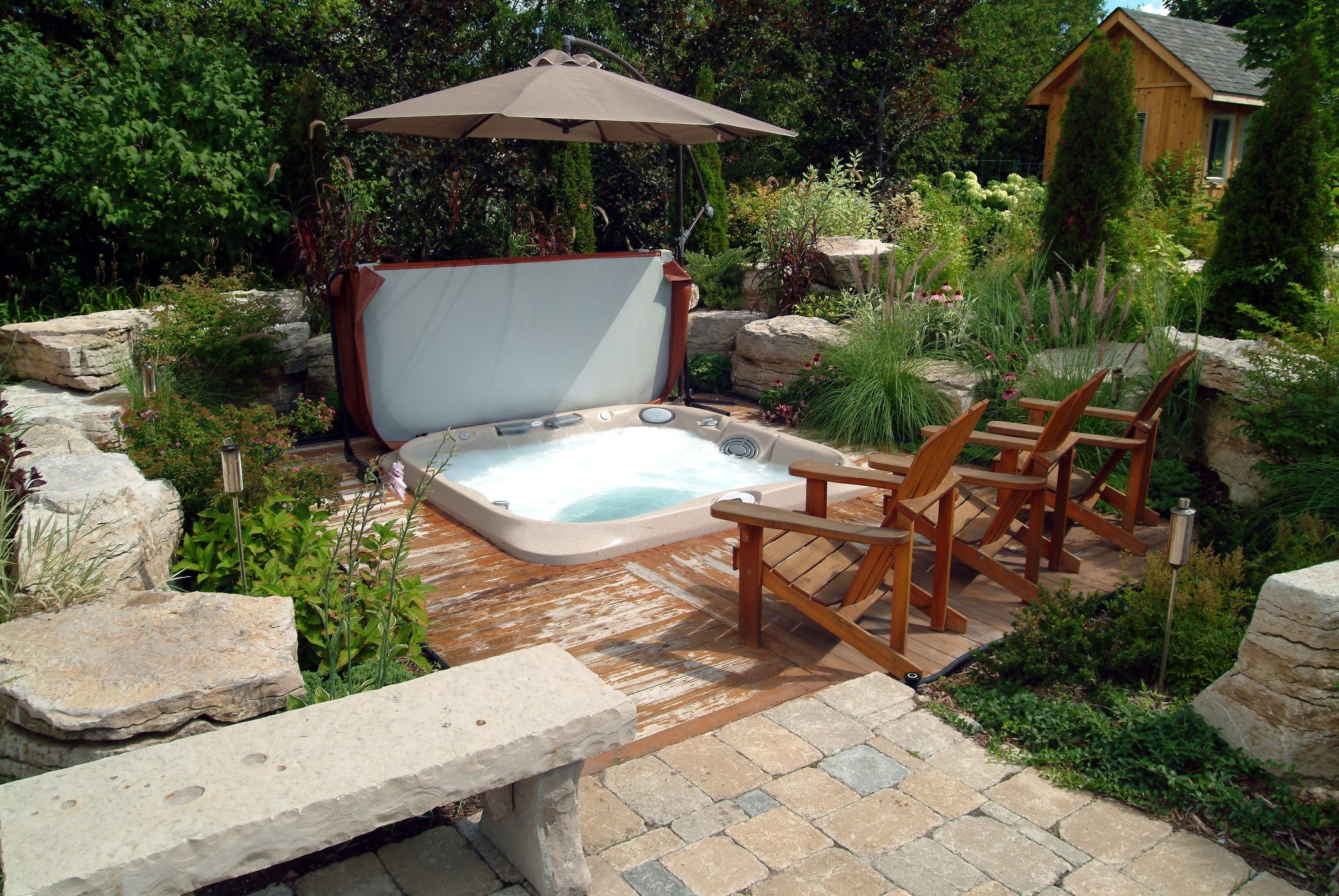 Comment aménager un spa extérieur dans son jardin?